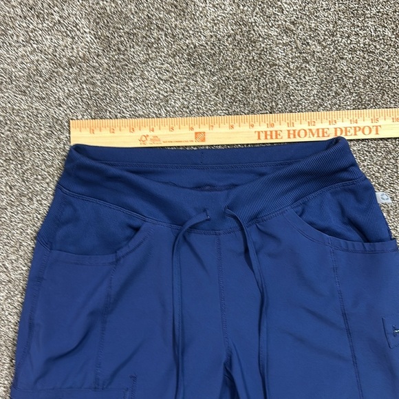 Cherokee infinity straight leg drawstring cargo pants navy small Nurse scrubs - Picture 4 of 10